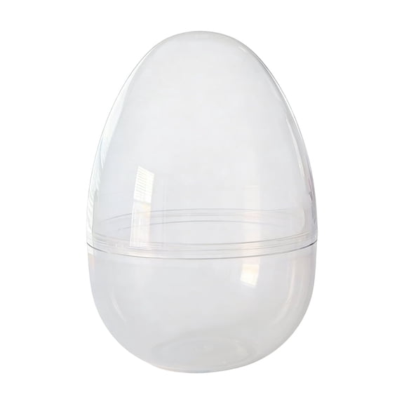 11.81 Inch Giant Clear Easter Eggs Clear Fillable Plastic Easter Egg,empty Plastic Surprise Eggs Fillable for Fun Egg Hunts Easter Decoration