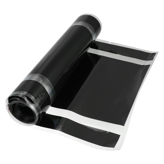 11.81"x70.87" Car Hood Stripe Pattern Sticker Exterior Decal Decoration for Car Hood Roof Trunk Skirt Bumper Black