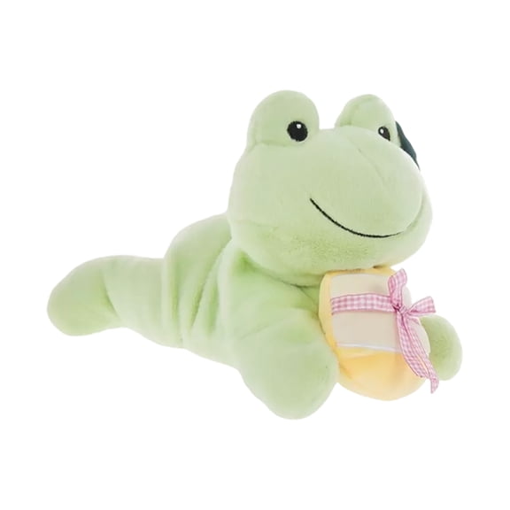 11.81Inch Kawaii Frog Stuffed Animals Plush Toy, Soft Plush Doll Throw Pillow, Perfect Birthday Christmas Valentines Anniversary Easter Holiday Gifts, Easter Basket Stuffers