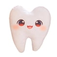 thumbnail image 1 of 11.81in Cute Plush Toy Pillow – Adorable Cartoon Expression Teeth Stuffed Animals Plush Doll for Women , Holiday Gifts & Room Decor ,Round eye Model, 1 of 4