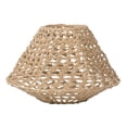 thumbnail image 1 of 11.81in Woven Rattan Lamp Shade Rustic Farmhouse Pendant Light Cover for Kitchen Island Living Room Hanging Fixture, 1 of 8