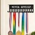 thumbnail image 1 of 11.8IN- Medal Awards Rack Premier Medal Hanger Display Rack and Trophy Shelf for Gymnastics, Soccer, Basketball, Football, and More. The Largest Medal and Award Display, 1 of 6