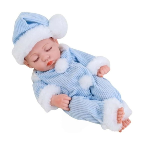 11.8In Realistic Baby Doll for Soothing Companion and Pretend Play, Soft Touch for Accompany and Role Playing Activities, Ideal for Bedtime and Emotional Support