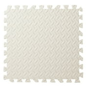 11.8Inch Square Interlocking Foam Puzzle Carpet, Leaf Pattern Foam Floor Mat, Non-Slip Shockproof Soundproof Foam Mat, Baby Play Mat for Living Room Bedroom