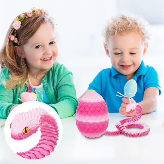 11.8in Large 3D Printed Dragon Models,Flexible Joint Animal lacertid Figurines,Stress Relief, Fidget restlessness, ADHD Toys