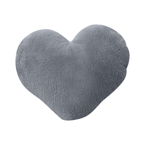 11.8inch Heart Shape Pillow,Creative Pink Cushion with Insert for Sofa Bed Decoration
