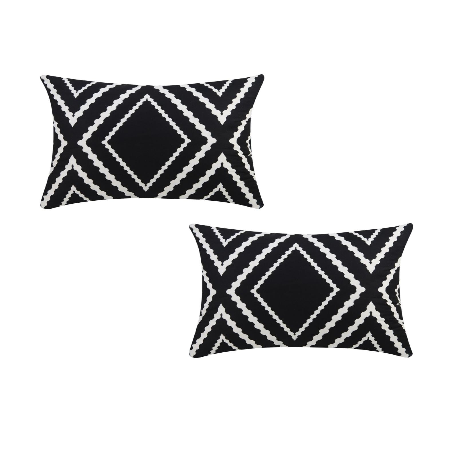 Outdoor Lumbar Waterproof Pillow Covers Set Of 2 Boho Geometric Throw Outdoor lumbar waterproof pillow covers set of 2 boho geometric throw