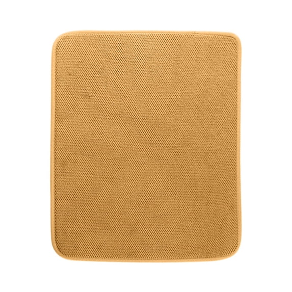 11.8x15.7 inch Microfiber Dish Drying Mat,1pc Compact Absorbent Dish Drying Mat,Multi-Functional Dish Drying Pad,Small Dish Drying Mats for Kitchen Counter,Draining Racks,Sinks(Yellow)