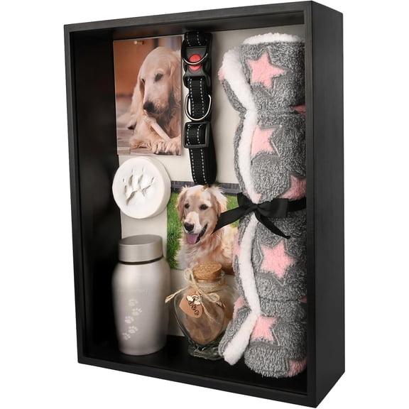 11.8x15.8x4 Shadow Box Frame Display Case with Glass Cover and Lining Extra Deep Large Picture Frame Memory Box for Wedding Bouquet Flowers Pet Memorial Collectibles and Memorabilia Display