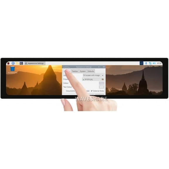 11.9 Inch IPS LCD Touch Screen Display with HDMI Port, 320x1480 Resolution, 5-Point Capacitive Touch for DIY Electronics and Development Boards SKU-19454