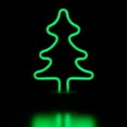 thumbnail image 1 of Northlight LED Christmas Tree Neon Table Light - 11" - Green, 1 of 7