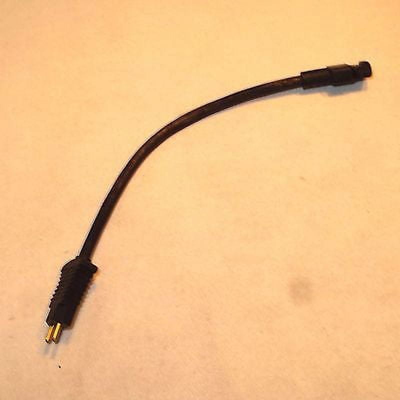 11" Black Pigtail Vacuum Cord, Male to Female, Electrolux Eureka