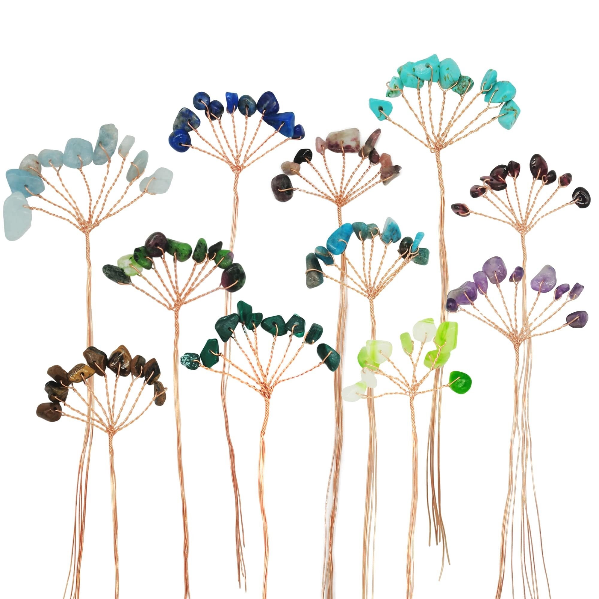 Armorphors Tree 11 Bunches of Colorful Crystal Tree Amorphous Bendable Copper Wire ...