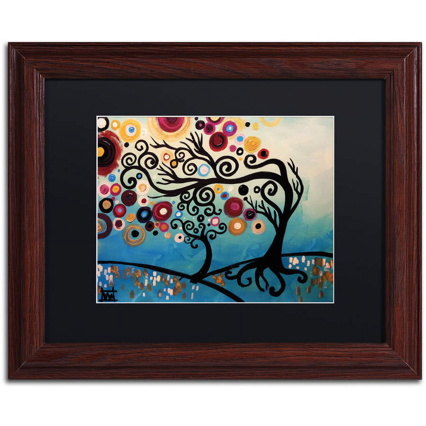 "11" Canvas Art by Natasha Wescoat, Black Matte, Wood Frame
