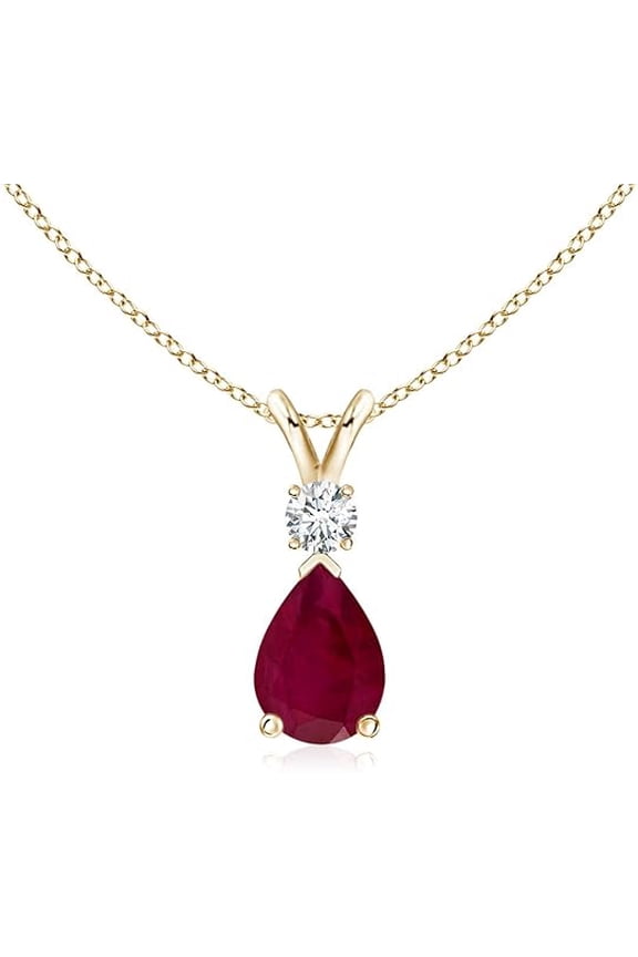 11 Carat Natural Certifed 925 Sterling Silver Red Ruby Gemstone Pendant Woman Gift