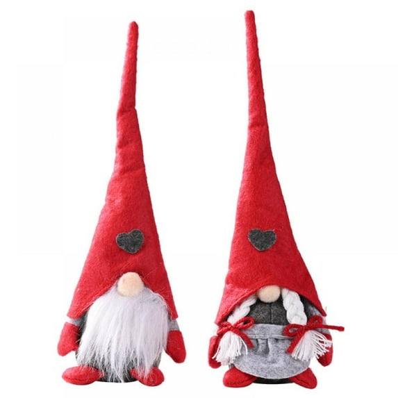 11" Christmas Gnomes Plush Doll Decorations,Handmade Santa Scandinavian Tomte Gnome Swedish Doll Party Gift Birthday Present,Christmas Holiday Home Decor Tabletop Ornaments