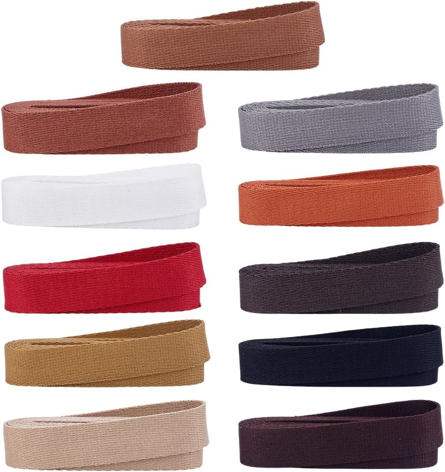 Handle Webbin 11 Colors Cotton Webbing Cotton Strap Webbing Straps 1 Inch Wide ...