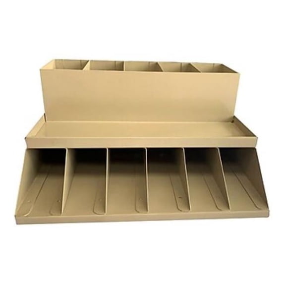 11 Compartments Two-Tier Rack, Beige - Walmart.com