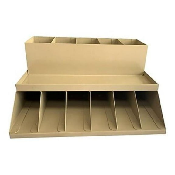 11 Compartments Two-Tier Rack, Beige