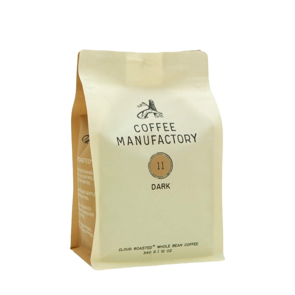 11 DARK - Roasted by Coffee Manufactory - Whole Bean Coffee - 12oz Bag