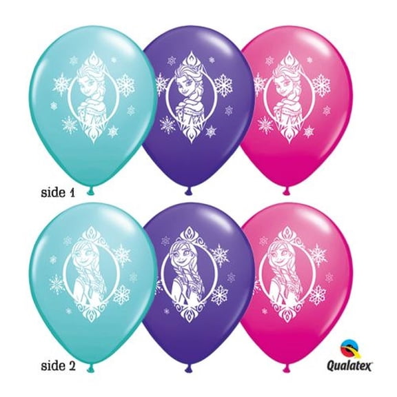 11" Disney Frozen Latex Assorted Balloons, Pack/25