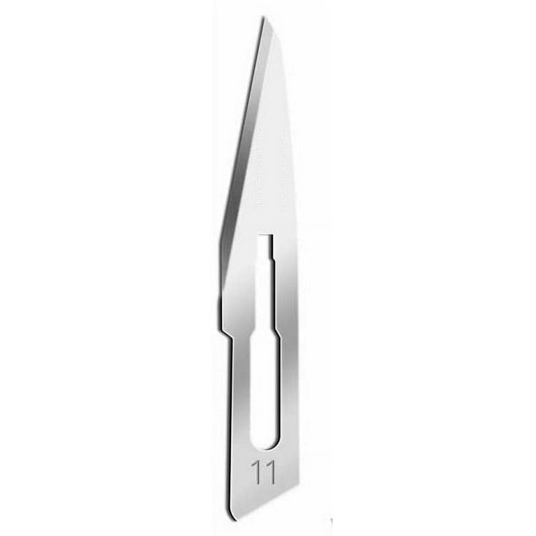 11 Disposable Scalpel Blades 100/box, Sterile, Carbon Steel Blade