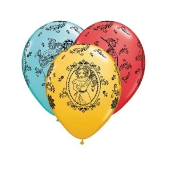11" ELENA OF AVALOR Latex Assortment  Party Supplies Decorations Foil Mylar Balloon