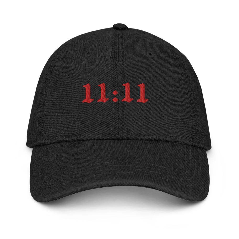 11 Eleven Red Time Wishful Thinking Denim Hat - Walmart.com