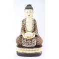 thumbnail image 1 of 11" Feng Shui Brown Kasaya Buddha Statue Bodhisattva Figurine G16523, 1 of 4