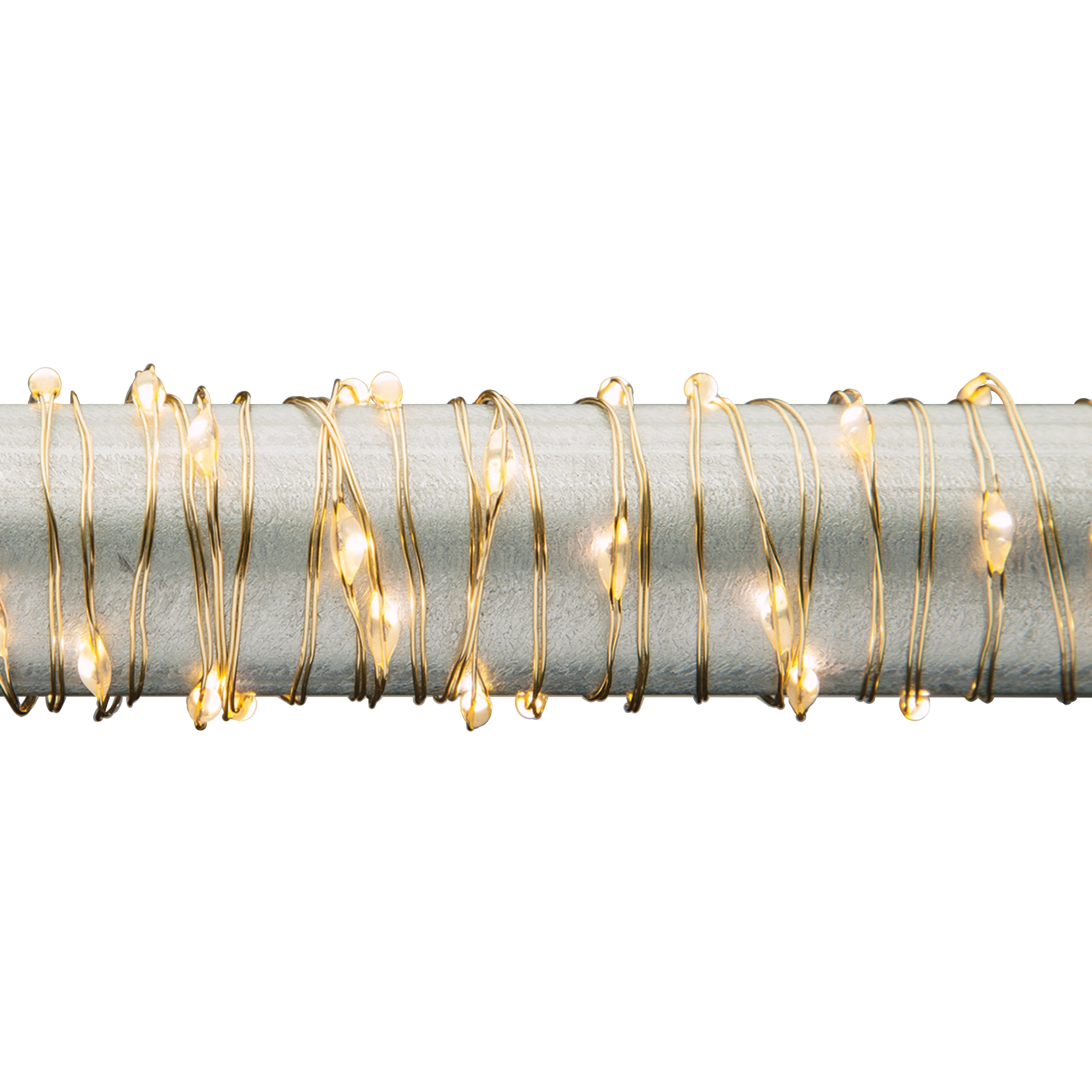11-Foot Long Golden LED Light String with LED Lights and Timer Feature ...