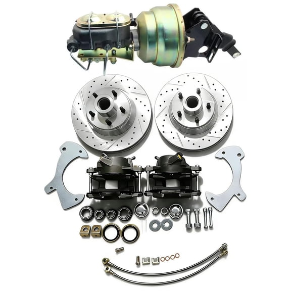 11" Front Power Disc Brake Conversion Kit For 1957-1972 Ford Full Size Galaxie