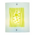 thumbnail image 1 of Art Glass Designs 11" LED Lighted Lennon Fused Glass Wall Sconce, 1 of 2