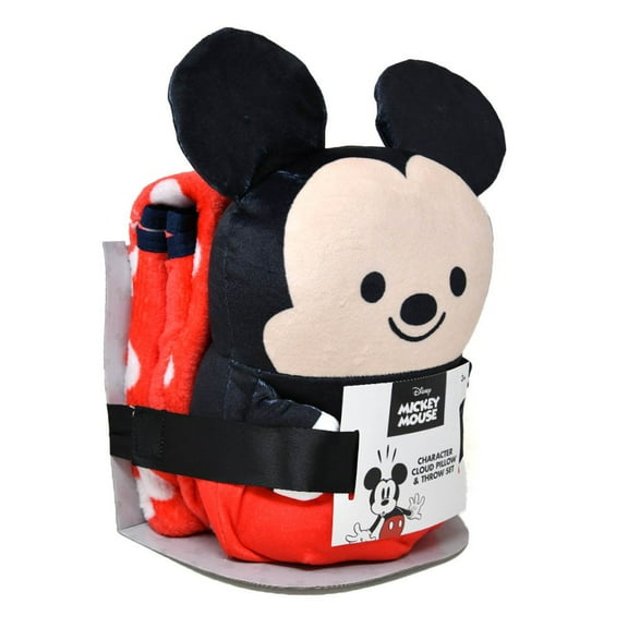 11" HD Plush w/ Silk Touch Blanket Mickey Mouse - Classic Mickey