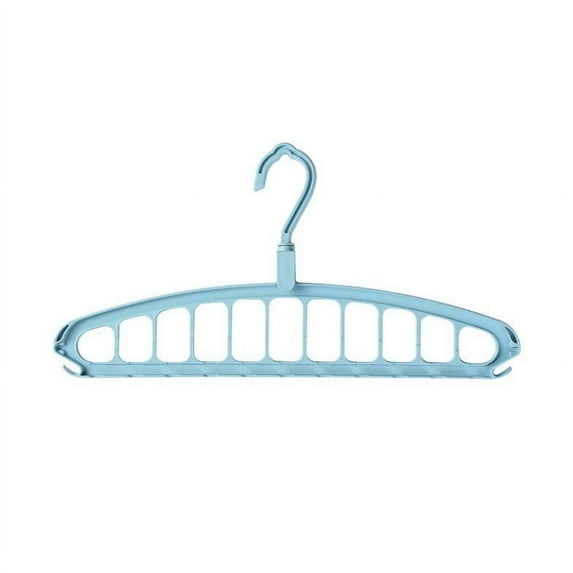 11-Hole Multifunctional Clothes Hanger - Horizontal & Vertical Hanging, Large Capacity Space-Saving Storage for Dorm, Bedroom, Wardrobe Organization