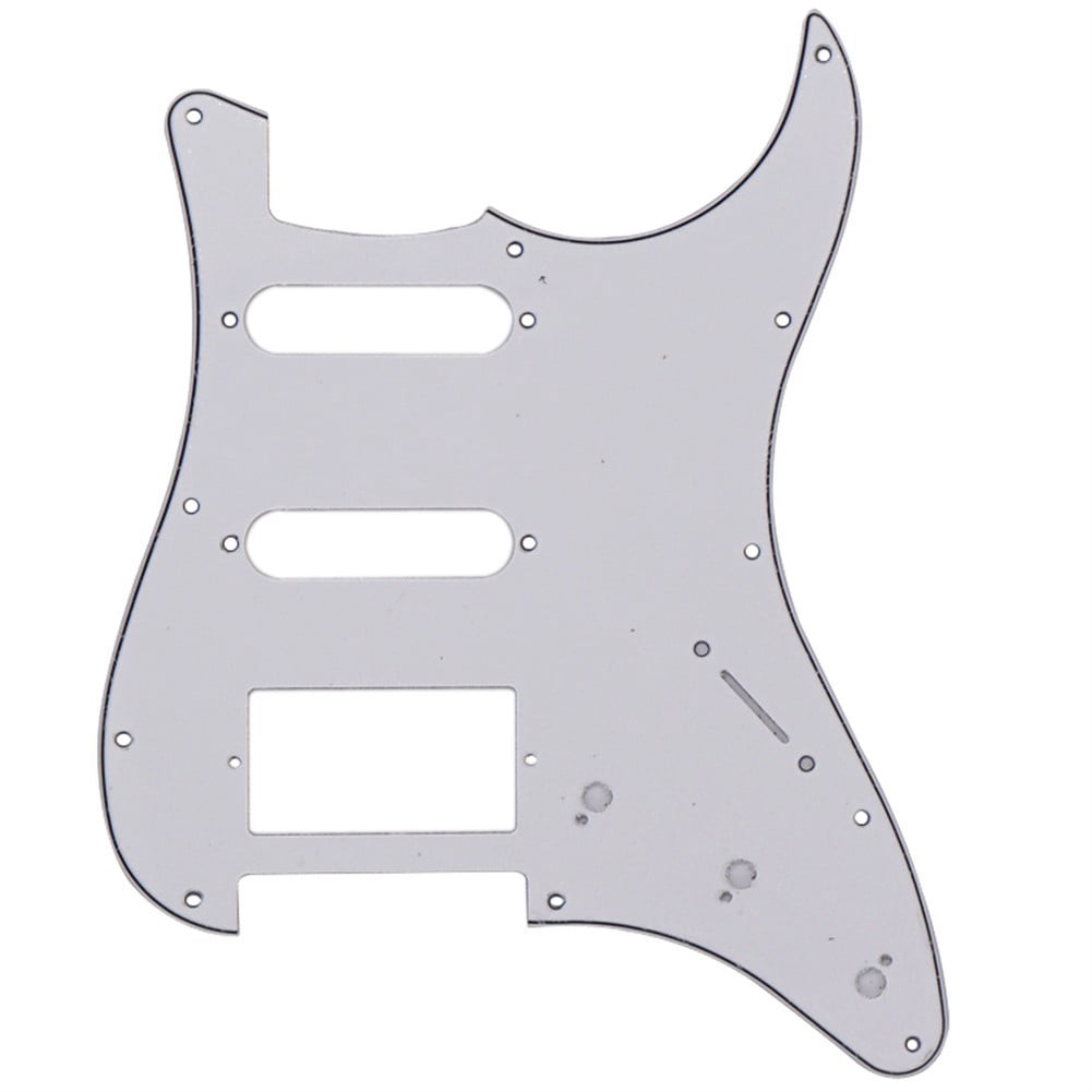 11 Holes 3 Ply SSH Guitar Pickguard Scratch Plate For Strat SQ Style 11 ...