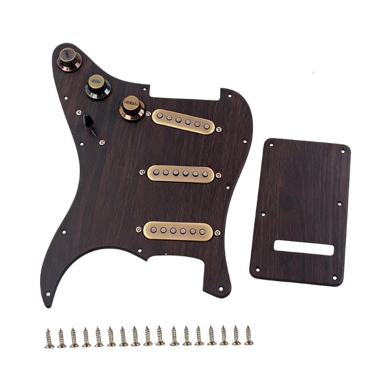 11 Holes Loaded Pickguard Prewired Guitar Pickup Set Electric Guitar Pickguard Scratchplate Assembly Easy to Install