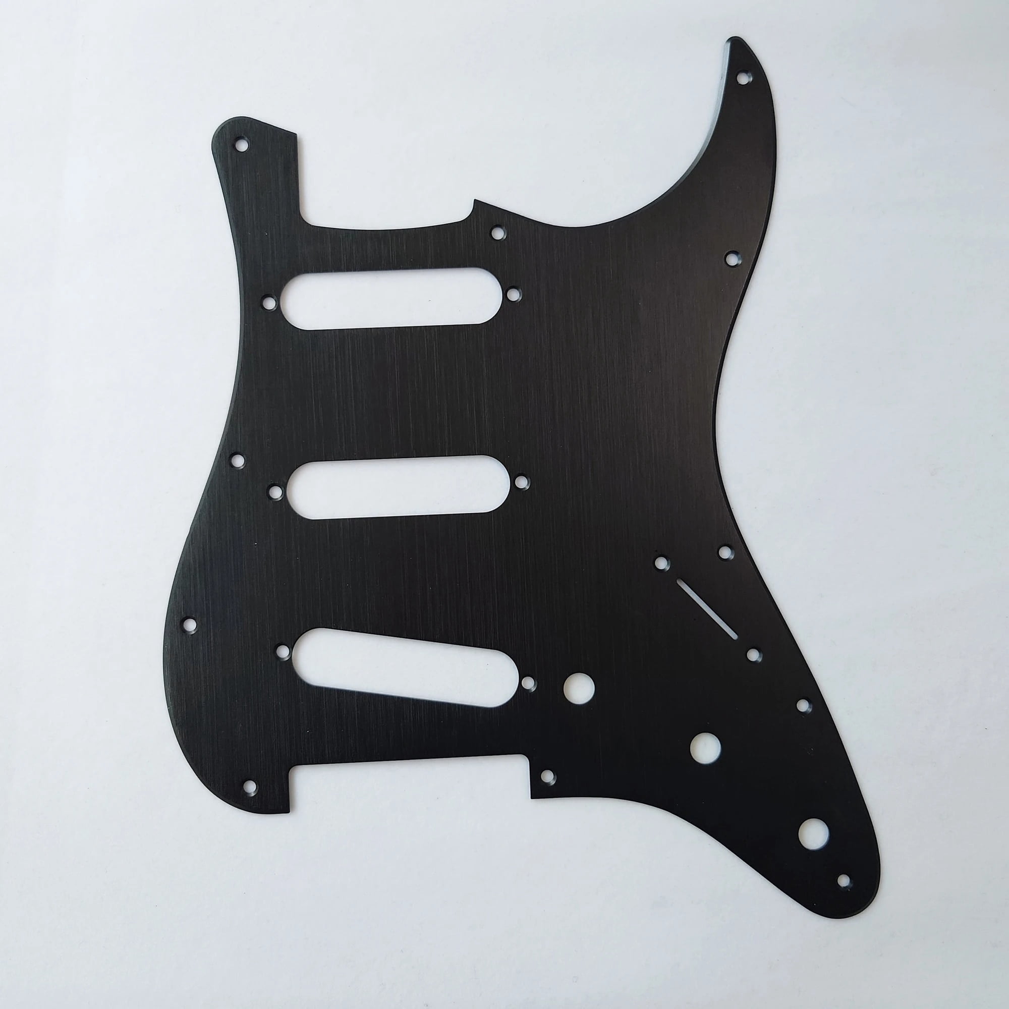 11 Holes SSS Anodized Aluminum Electric Guitar Pickguard for Fender ST SSS Guitar