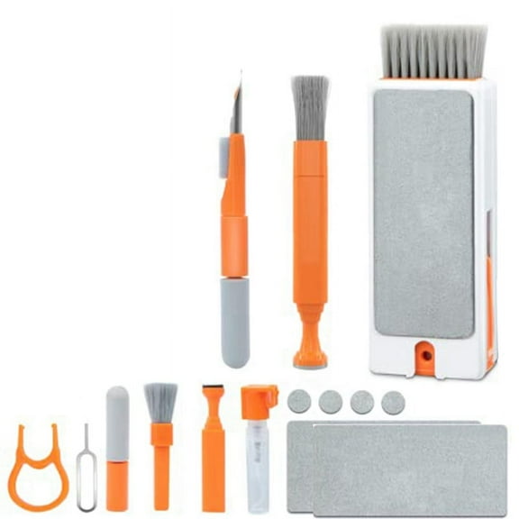 11-In-1 Keyboard Cleaning Set, Screen Cleaning Kit for Cell Phone, Keyboard Cleaning Tool for Camera, Laptop Cleaner