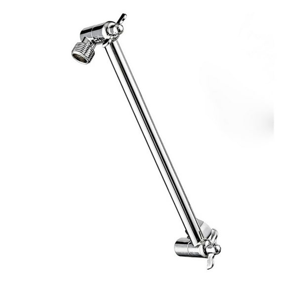 11 Inch Adjustable Shower Arm Universal Connection Solid Brass Shower Adjustable Angle Anti-leak Shower Extension Arm Used In Kitchen Sink Faucets ,Durable Material