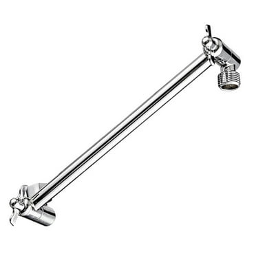 11 Inch Adjustable Shower Arms Brass Adjustable Angle Anti-leak Shower Extension Silver