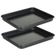 thumbnail image 1 of 11 Inch Baking Sheets Pan Nonstick Set of 2, Walooza 1-inch Deep Baking Trays, 11X9 Inch Cookie Sheet Replacement Toaster Oven Tray, Non Toxic & Heavy Duty & Easy Clean, 1 of 6