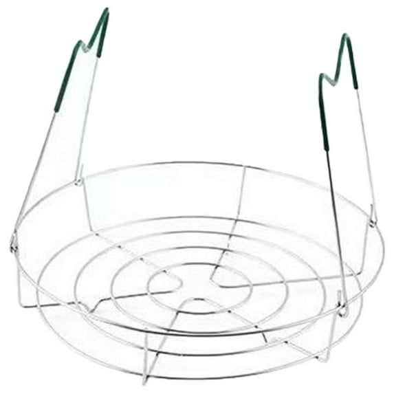 11 Inch Canning Jar Rack Stainless Steel - Folding Steamer Rack for Water Bath Canner, Holds 8 Pint Jars, for Regular/Wide Mouth Mason Jars & Ball Jars