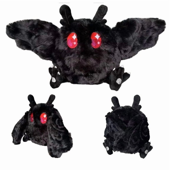 11 Inch Cartoon Plush Mothman Plush, Stuffed Figure Pillow for Room Decor for Video Game Fans