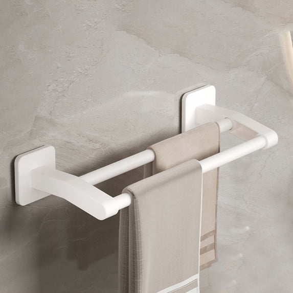 11 Inch Double Towel Bar | 304 Stainless Steel Bathroom Towel Rack with 2 Bars | Wall Mounted Towel Holder for Bathroom & Kitchen | Rustproof & Space Saving Design