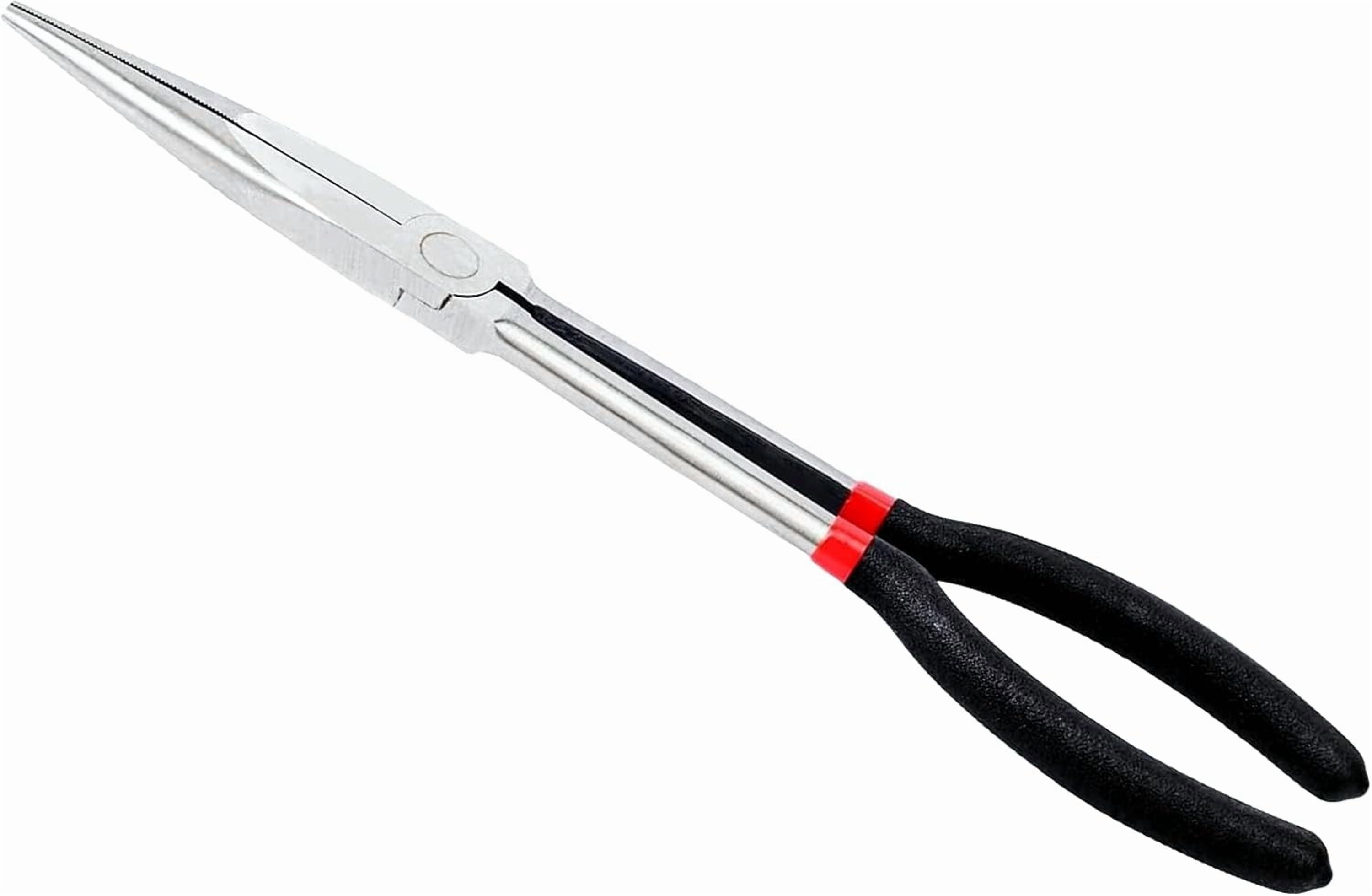 6-Inch Long Needle Nose Pliers – High-Carbon Steel With Non-Serrated Smooth Jaws For Jewelry Making, Wire Bending & Precision Gripping