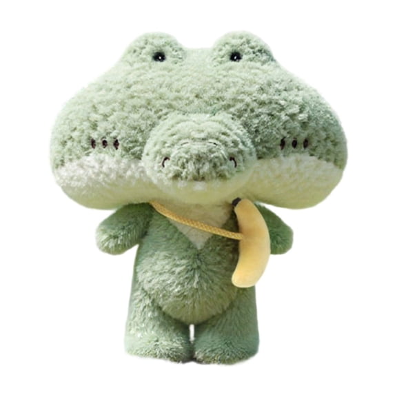 11 Inch Frog Plush Toy Soft Stuffed Animal Huggable Pillow for Birthday Parties and Graduation Milestone Gift for Friends Charming Bedroom Decoration