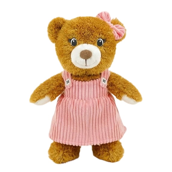 11 Inch Hugging Bear Plush Toy Soft Cuddly Stuffed Animal for Comfort, Ultra Soft Premium Fabric, Decorative Nursery Accents, Birthday Gift Idea