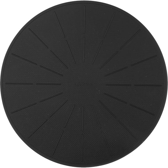 11 Inch Induction Cooktop Mat, Silicone Fiberglass Scratch Protector for Magnetic Stove, Non-Slip Heat Resistant Pad, Black