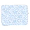 11 Inch Laptop Sleeve Quilted Laptop Bag Floral Laptop Carrying Case Decor Bag (blue S)