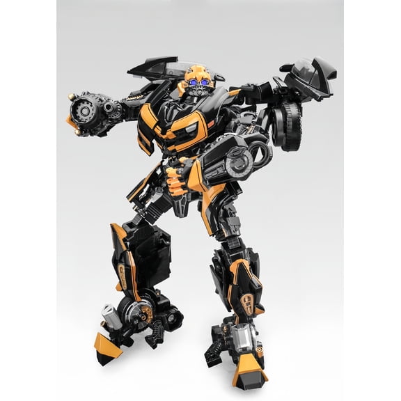 11 Inch Large Leader-Size Bug Shaped Convertible Robot, Movie Style Premium Collectible Action Figure